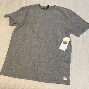 Vuori Strato Tech Tee Heather Grey Men’s Large